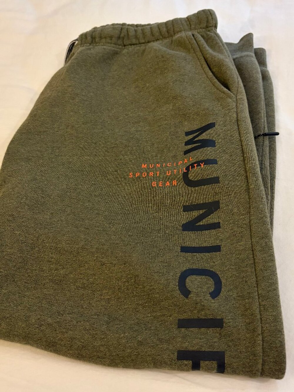 Municipal Sport Utility Gear Green Sweatpants Men's Medium